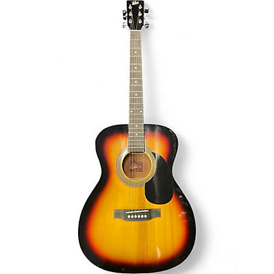 Used Rogue RA090T 2 Tone Sunburst Acoustic Guitar