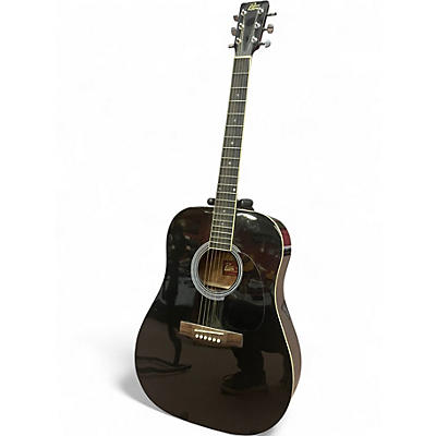 Used Rogue RA100D Black Acoustic Guitar