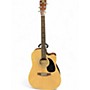 Used Rogue RADEQ-C Natural Acoustic Guitar Natural