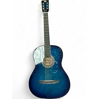 Used Rogue RAG-BL Blue Acoustic Guitar