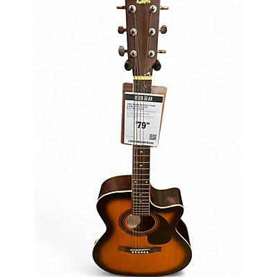 Used Rogue RAGCEQ 2 Tone Sunburst Acoustic Electric Guitar