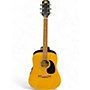 Used Rogue RD80 Natural Acoustic Guitar Natural