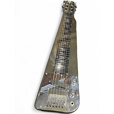 Used Rogue RLS-1 LAP STEEL WITH STAND BLACK SPARKLE Solid Body Electric Guitar