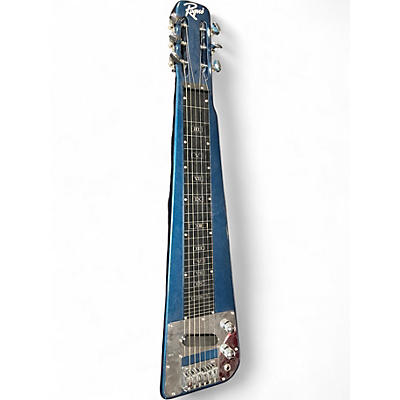 Used Rogue RLS-1MBL LAP STEEL Metallic Blue Lap Steel