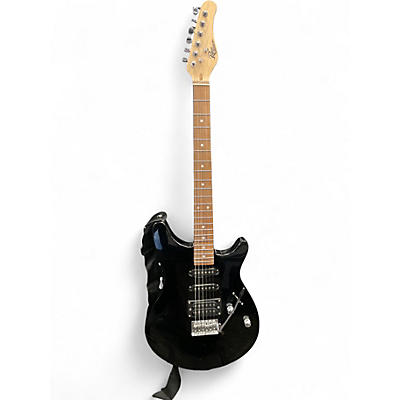 Used Rogue ROCKETEER Black Solid Body Electric Guitar