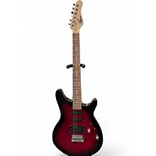 Used Rogue ROCKETEER WINE BURST Solid Body Electric Guitar