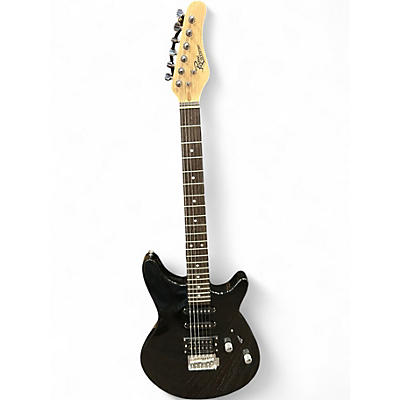 Used Rogue RR100 Rocketeer Black Onyx Solid Body Electric Guitar