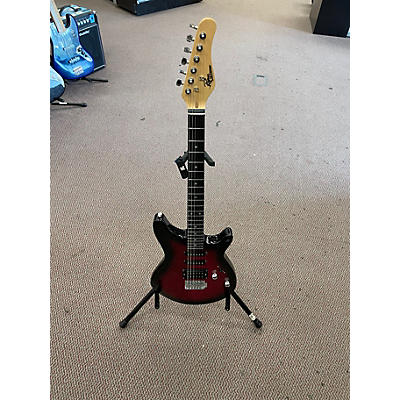 Used Rogue RR100 Rocketeer RED BURST Solid Body Electric Guitar