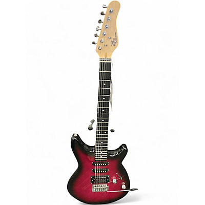 Used Rogue RR100 Rocketeer wine burst Solid Body Electric Guitar