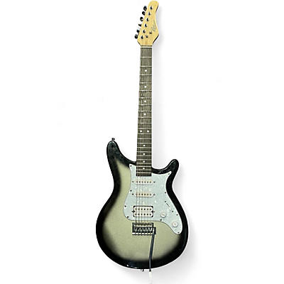 Used Rogue RR200GB Silver Burst Solid Body Electric Guitar
