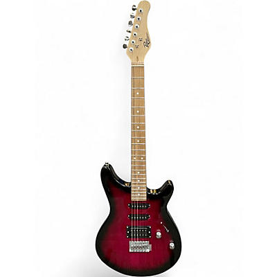Used Rogue Rocketeer RR100WB Wine Red Solid Body Electric Guitar