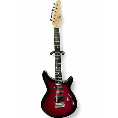 Used Rogue Rocketeer Wine Red Solid Body Electric Guitar