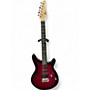 Used Rogue Rocketeer Wine Red Solid Body Electric Guitar Wine Red
