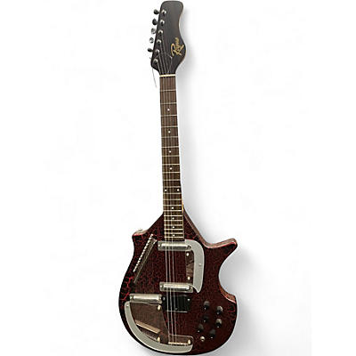 Used Rogue STR-1 Red Crackle Solid Body Electric Guitar