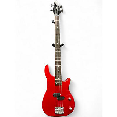 Used Rogue SX-100B Red Electric Bass Guitar