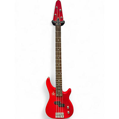 Used Rogue SX100B Red Electric Bass Guitar