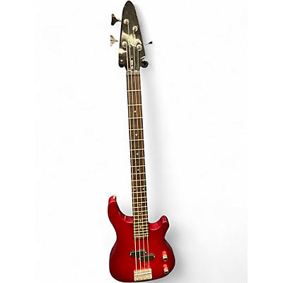 Used Rogue SX100B Red Electric Bass Guitar