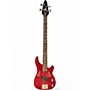 Used Rogue SX100B Red Electric Bass Guitar Red