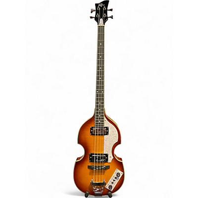 Used Rogue VB-100 Violin Vintage Sunburst Electric Bass Guitar