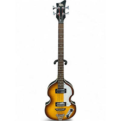 Used Rogue VB100 SERIES II 3 Tone Sunburst Electric Bass Guitar