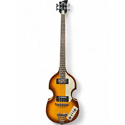 Used Rogue VB100 Vintage Sunburst Electric Bass Guitar