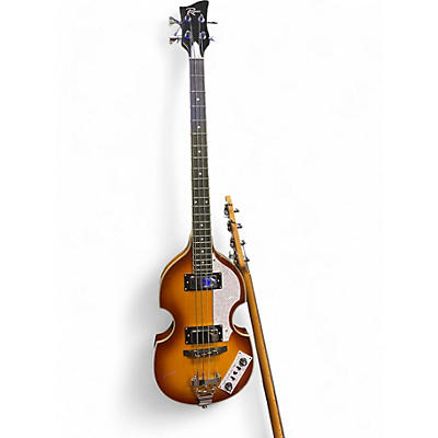 Used Rogue VB100 Violin Vintage Sunburst Electric Bass Guitar