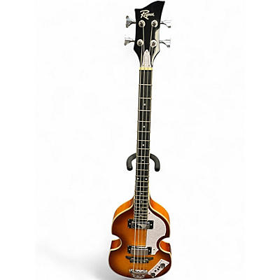 Used Rogue VIOLIN BASS 2 Color Sunburst Electric Bass Guitar