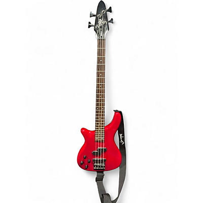 Used Rogue lx200bl red Electric Bass Guitar