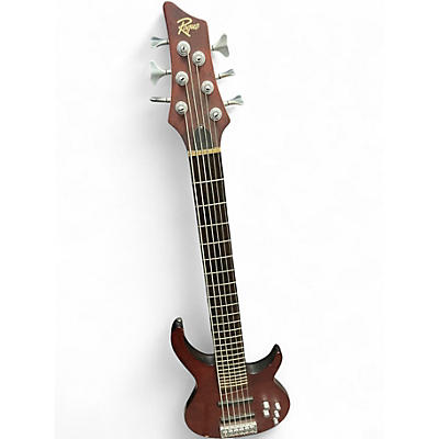Used Rogue lx406 natural mahogany Electric Bass Guitar