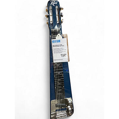 Rogue Used Rogue rLS1MBL Metallic Blue Lap Steel