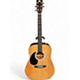 Used Rogue rg 624 Natural Acoustic Guitar Natural