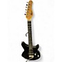 Used Rogue rocketeer Black Solid Body Electric Guitar Black