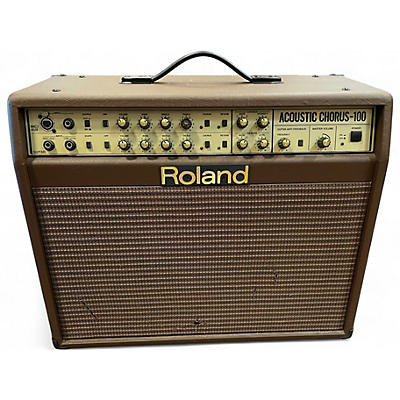 Used Roland AC100 Acoustic Guitar Combo Amp