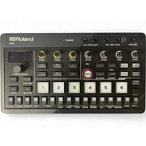 Used Roland AIRA P6 Creative Sampler Production Controller
