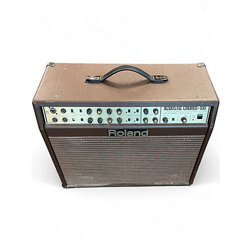 Used Roland Acoustic Chorus-100 Acoustic Guitar Combo Amp