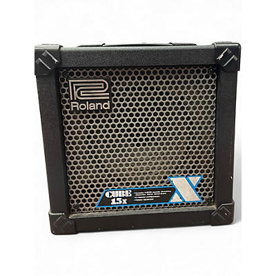 Used Roland Cube 15X 1X8 15W Guitar Combo Amp