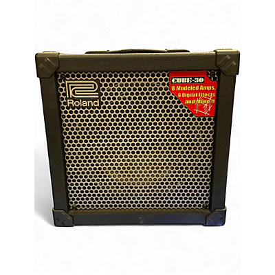 Used Roland Cube 30 1x10 30W Guitar Combo Amp