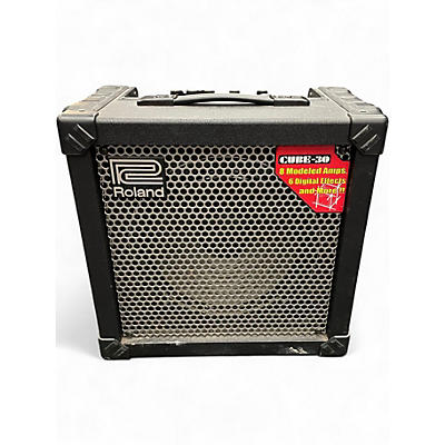 Used Roland Cube 30 1x10 30W Guitar Combo Amp