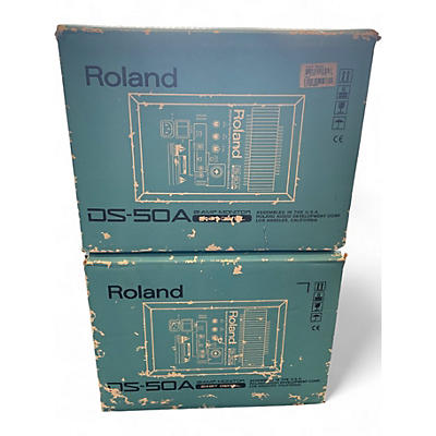 Used Roland DS50A pair Powered Monitor