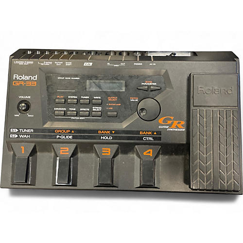 Used Roland GR33 MIDI PEDALBOARD Pedal Board