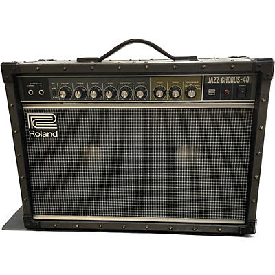 Used Roland JC40 JAZZ CHORUS 40W 2X10 Guitar Combo Amp
