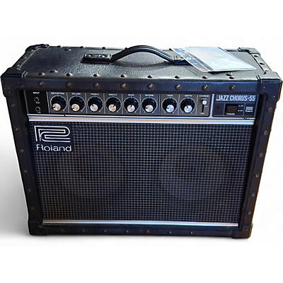 Used Roland JC55 Jazz Chorus 55 Guitar Combo Amp