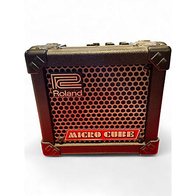 Used Roland Micro Cube Guitar Combo Amp