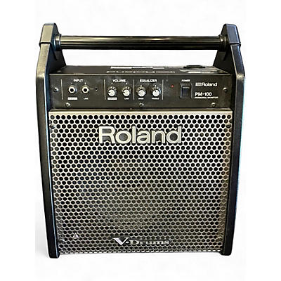 Used Roland PM100 V DRUM SPEAKER Powered Speaker