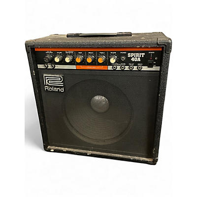 Used Roland Spirit 40A Guitar Combo Amp