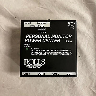 Rolls Used  Rolls PS16