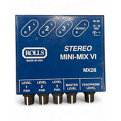 Used Rolls Stereo Mini Mix VI Headphone Amp
