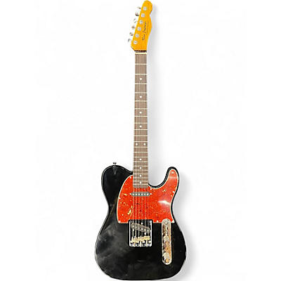 Used Ron Jeffreys Custom Telecaster Black Solid Body Electric Guitar