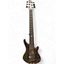 Used Roscoe Custom Natural Electric Bass Guitar Natural