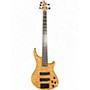 Used Roscoe SKB3005 Natural Electric Bass Guitar Natural